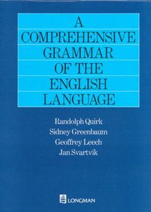 A Comprehensive Grammar of the English Language (General Grammar)