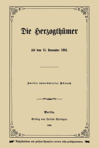 Die Herzogthümer