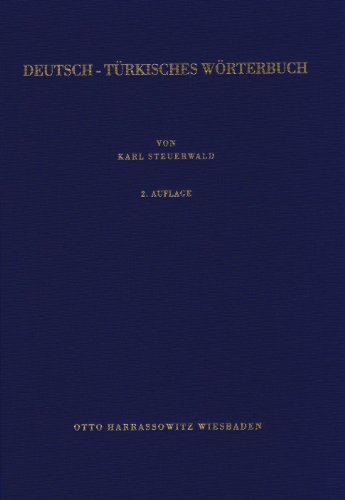 Deutsch-Türkisches Wörterbuch Almanca-Türkce Sözlük - Karl Steuerwald Leinen
