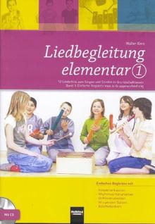 Liedbegleitung elementar 1, m. Audio-CD/CD-ROM