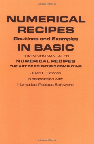 Numerical Recipes in Basic 1ed