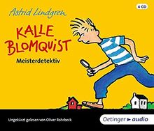 Kalle Blomquist Meisterdetektiv (4 CD): Ungekürzte Lesung, ca. 240 Min.