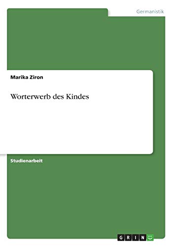 Worterwerb des Kindes