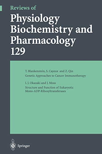 Reviews of Physiology, Biochemistry and Pharmacology (Reviews of Physiology, Biochemistry and Pharmacology, 129, Band 129)