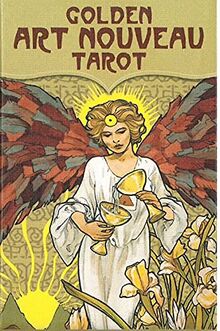 Golden Art Nouveau Tarot - Mini Tarot