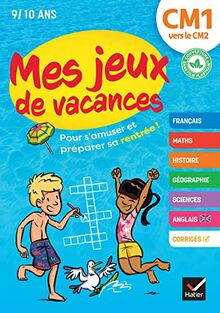 Mes jeux de vacances CM1 vers le CM2, 9-10 ans