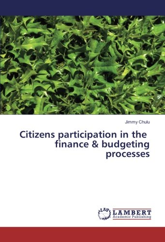 Citizens participation in the finance & budgeting processes