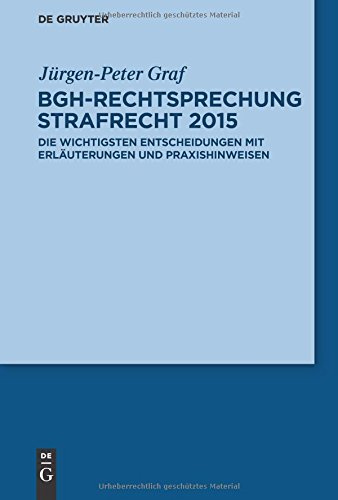 BGH-Rechtsprechung Strafrecht 2015