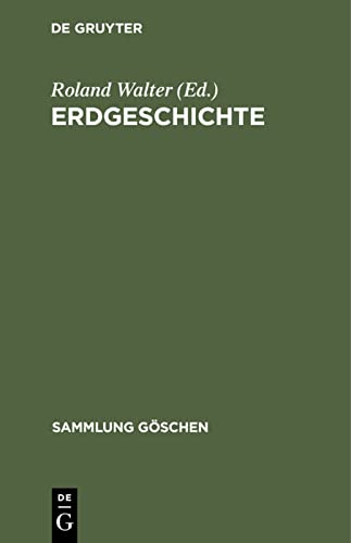 Erdgeschichte (Sammlung Göschen, 2616)