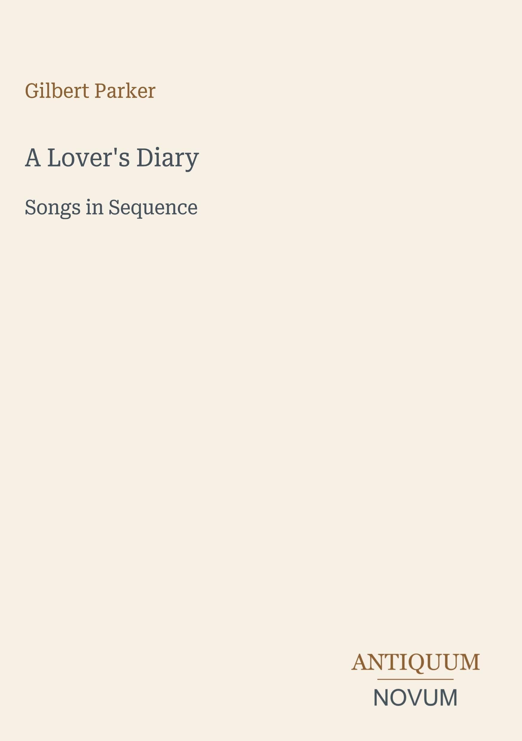 A Lover's Diary
