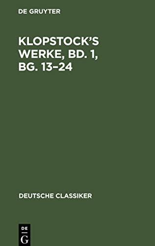 Klopstock¿s Werke, Bd. 1, Bg. 13¿24