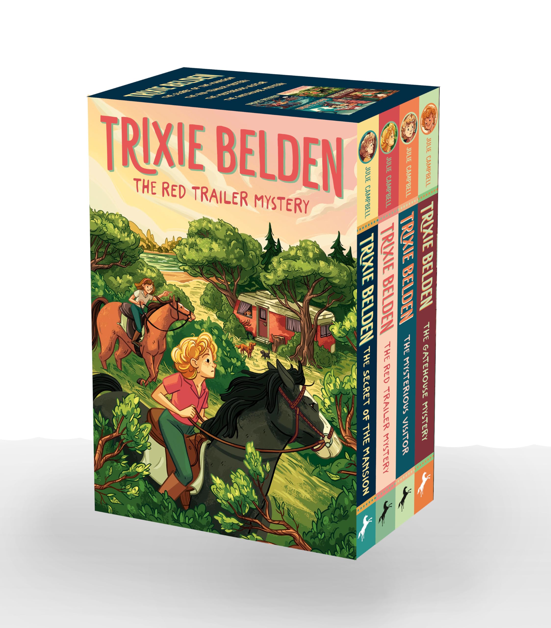 Julie Campbell Trixie Belden Boxed Set 1-4