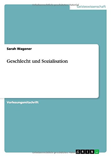 Geschlecht und Sozialisation