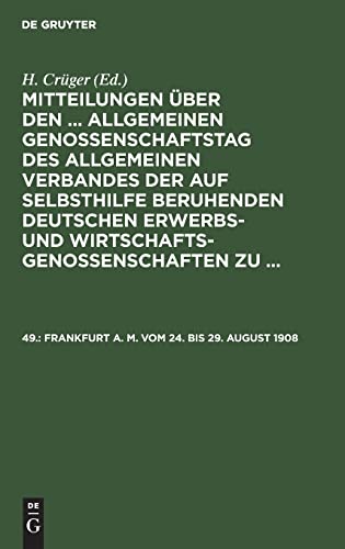 Frankfurt a. M. vom 24. bis 29. August 1908