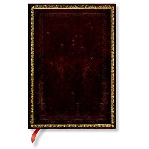 Carnet souple Paperblanks Noir Marocain Midi Ligné 176p.