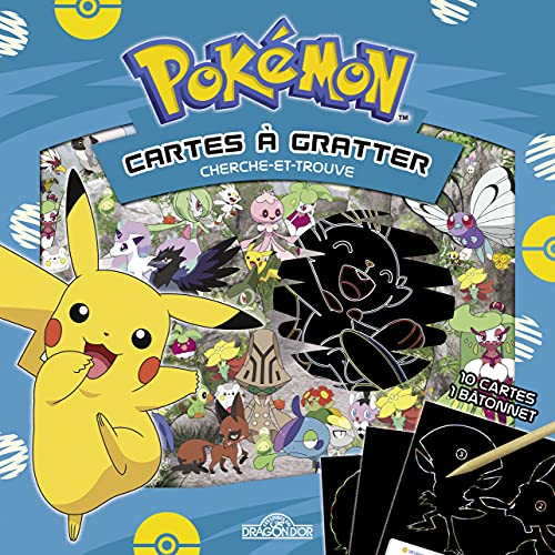 Pokémon : cartes à gratter : cherche-et-trouve