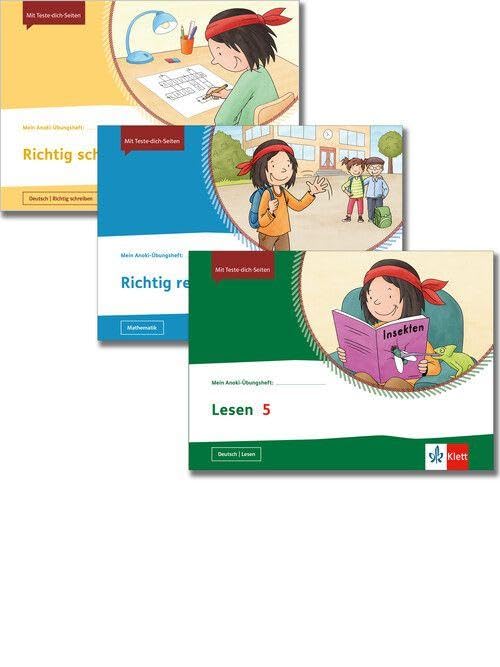 Mein Anoki-Übungsheft Richtig rchnen, Richtig schreiben, Lesen Paket Klasse 5