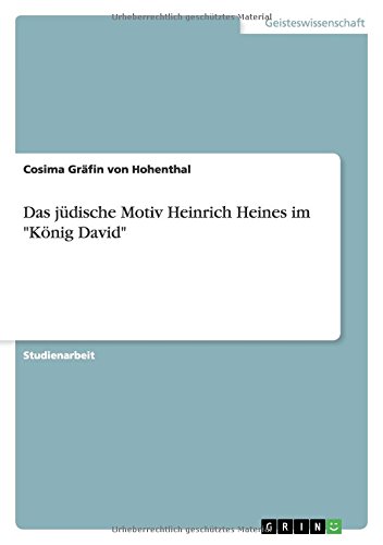 Das jüdische Motiv Heinrich Heines im König David