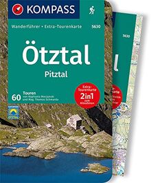 KOMPASS Wanderführer Ötztal, Pitztal: Wanderführer mit Extra-Tourenkarte 1:50.000, 60 Touren, GPX-Daten zum Download