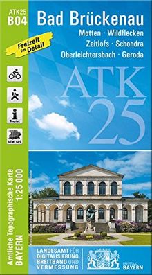 ATK25-B04 Bad Brückenau (Amtliche Topographische Karte 1:25000): Motten