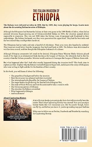 The Italian Invasion of Ethiopia: A Captivating Guide to Mussolini's War in Abyssinia