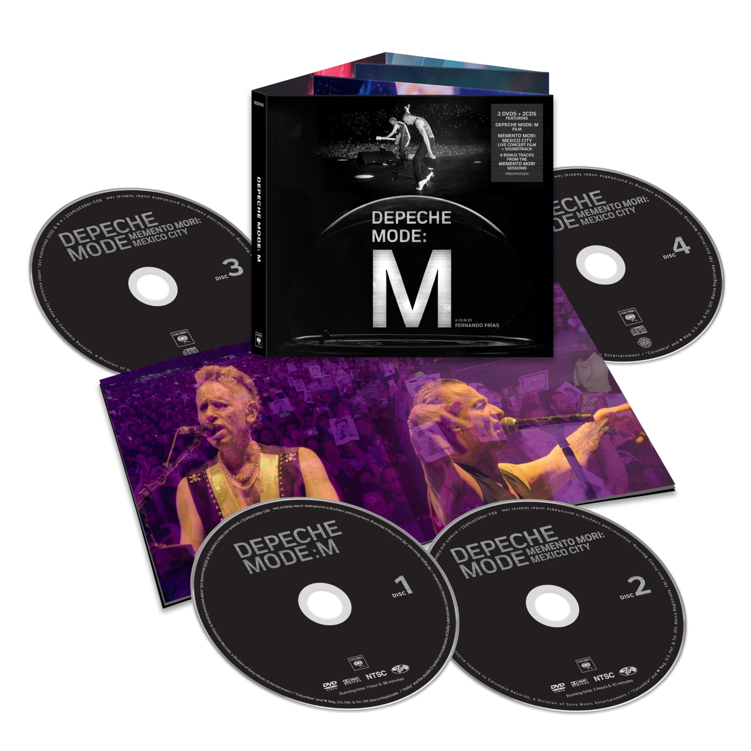 Depeche Mode: M auf 2 DVDs und 2 CDs