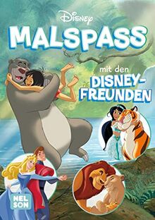 Disney: Malspaß mit den Disney-Freunden: Mehr als 60 Ausmalmotive zu Liebe und Freundschaft (Disney Klassiker)