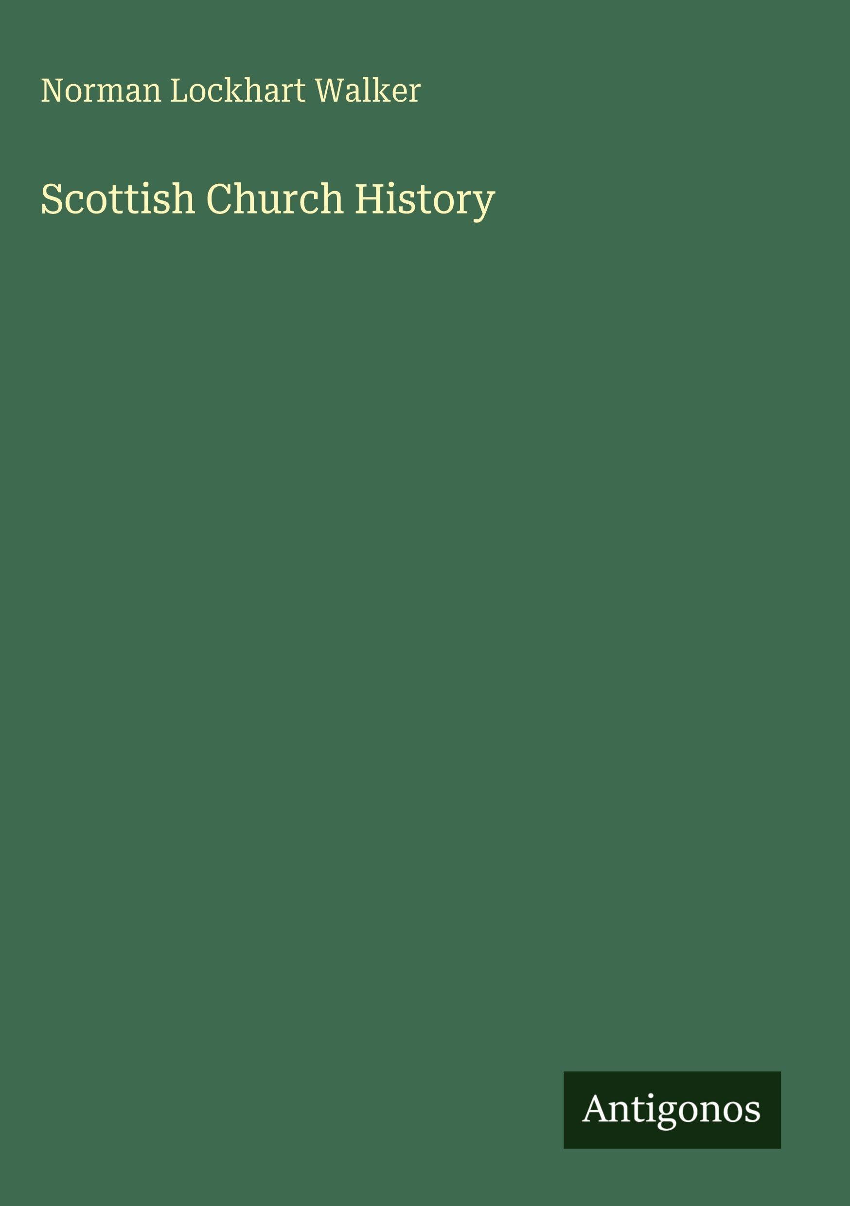 Scottish Church History