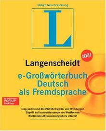 e-Großwörterbuch Deutsch als Fremdsprache