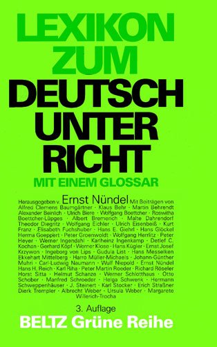 Lexikon zum Deutschunterricht (Beltz Grüne Reihe)