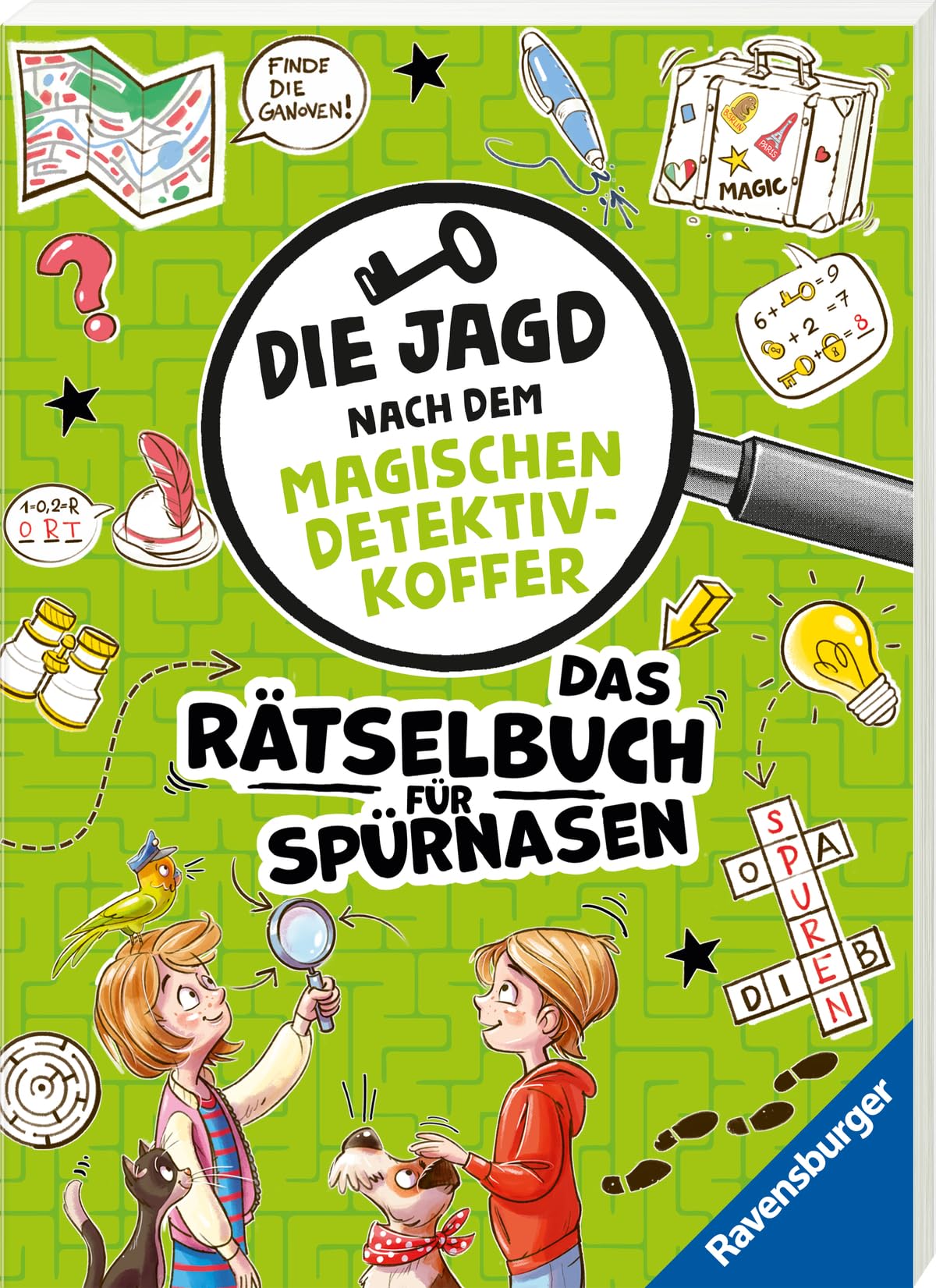 Ronto, Melinda: Ravensburger Die Jagd nach dem magischen Detektivkoffer: Das Rätselbuch für Spürnasen
