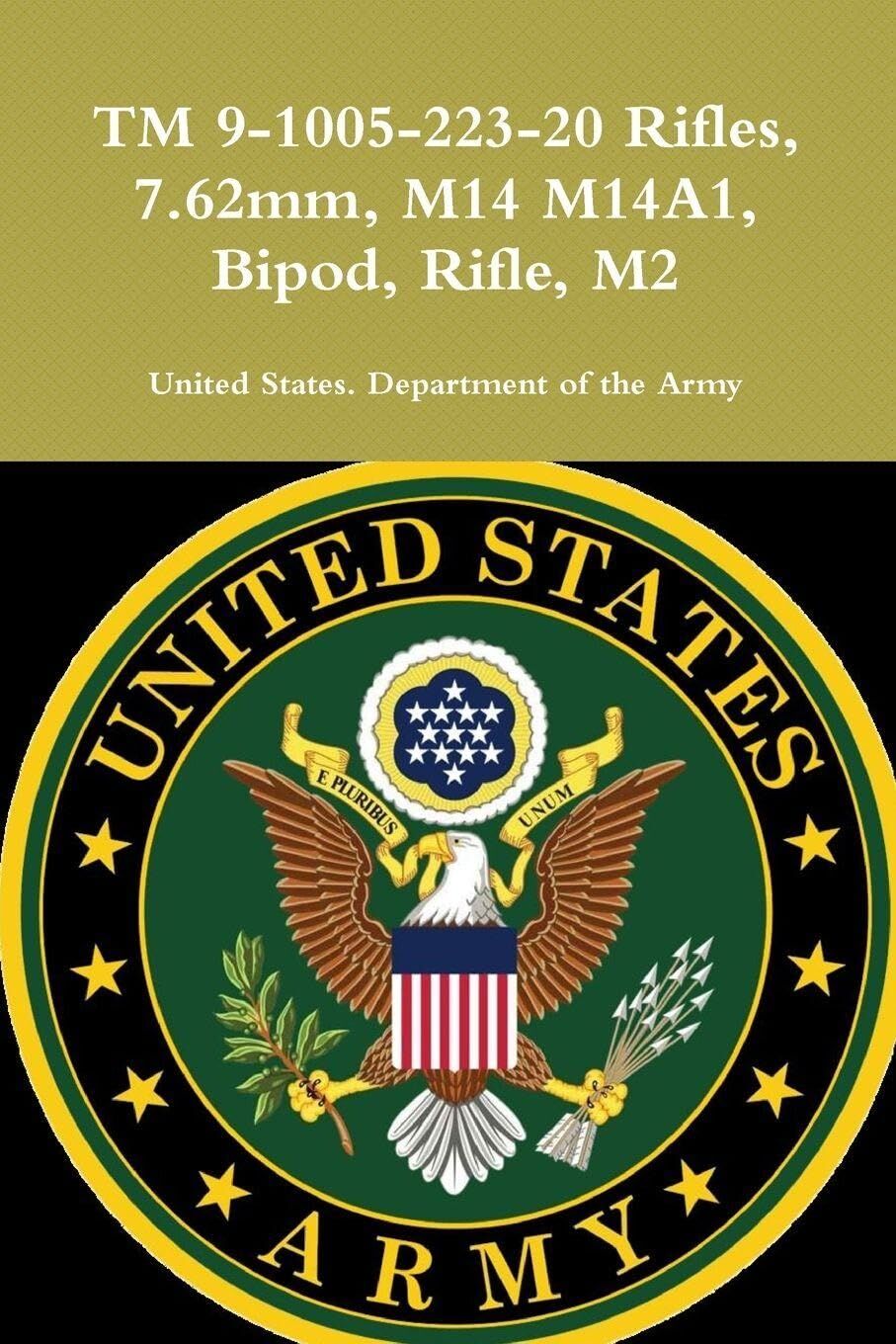 TM 9-1005-223-20 Rifles, 7.62mm, M14 M14A1, Bipod, Rifle, M2