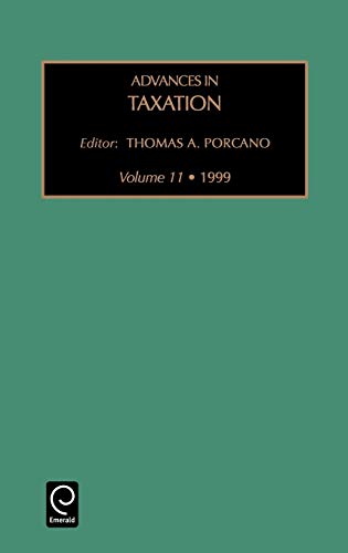 Advances in Taxation, Volume 11 (Advances in Taxation): Vol 11