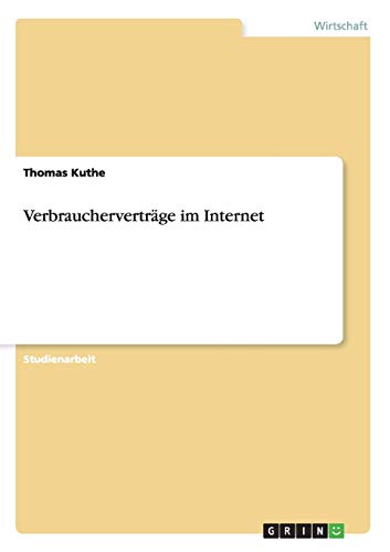 Verbraucherverträge im Internet