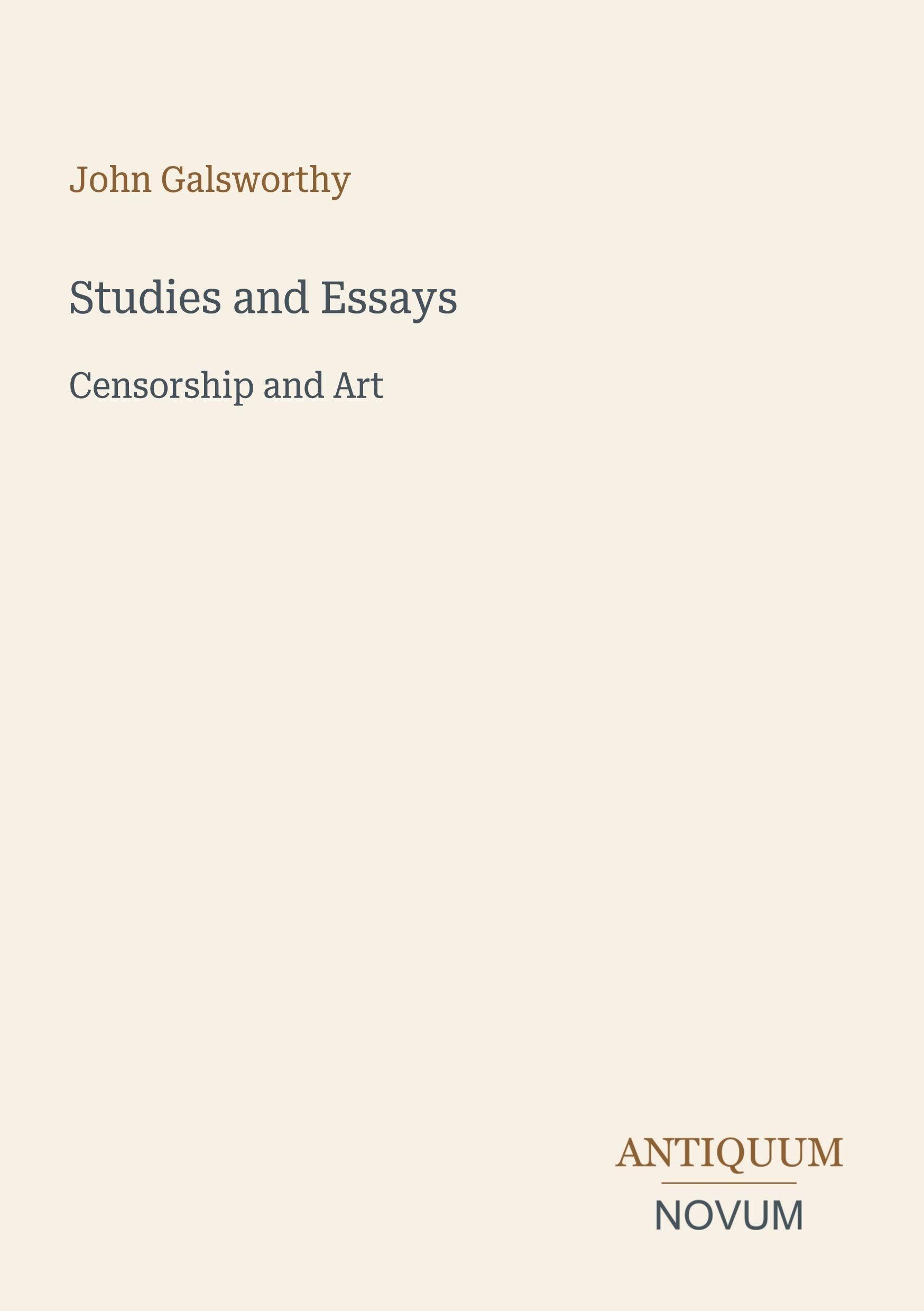 Studies and Essays