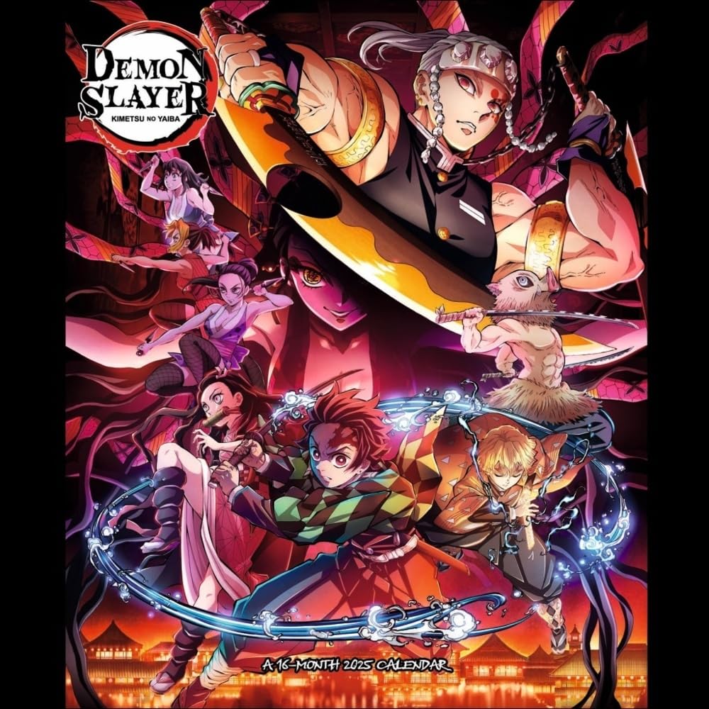 Demon Slayer Broschurkalender 2025: Perfekt für Fans der erfolgreichen ...