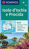 Isole d' Ischia e Procida: 4in1 Wanderkarte 1:15000 mit Aktiv Guide, Seekarte und Ortsplänen. (KOMPASS-Wanderkarten, Band 680)