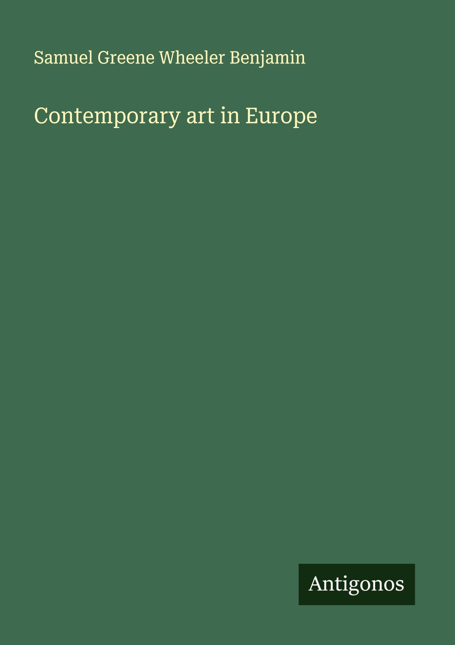 Contemporary art in Europe
