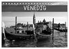 Venedig schwarz-weiß (Tischkalender 2024 DIN A5 quer), CALVENDO Monatskalender
