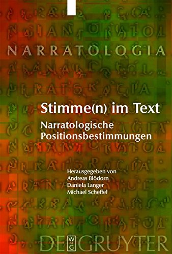 Stimme(n) im Text: Narratologische Positionsbestimmungen (Narratologia, Band 10)