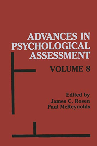 Advances in Psychological Assessment (Advances in Psychological Assessment, 8, Band 8)