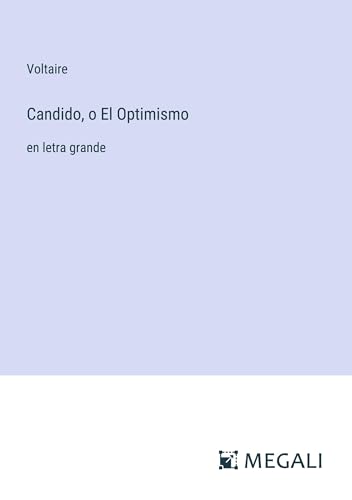 Die Buchhandlung in Oelde hat das Buch Candido, o El Optimismo: en letra grande