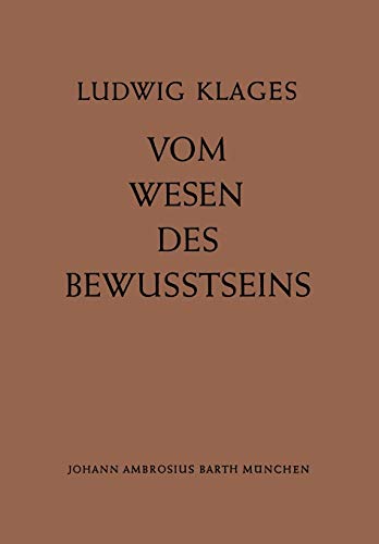 Vom Wesen des Bewusstseins