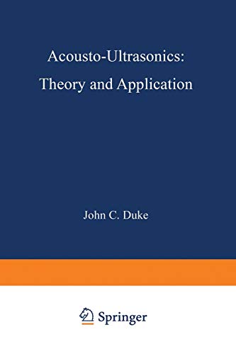 Acousto-Ultrasonics: Theory and Application