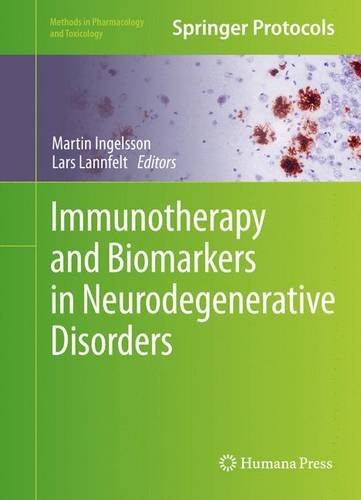Immunotherapy and Biomarkers in Neurodegenerative Disorders (Methods in Pharmacology and Toxicology)