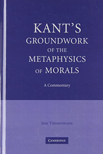 Kant's Groundwork of the Metaphysics of Morals: A Commentary