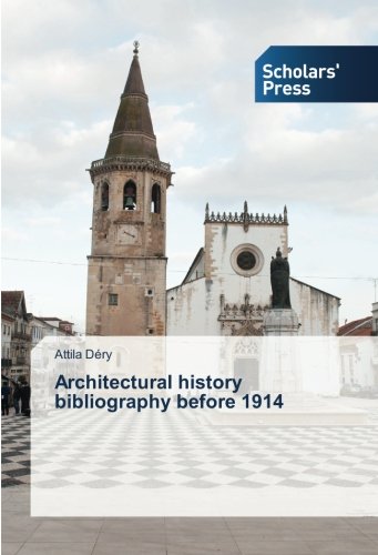 Architectural history bibliography before 1914