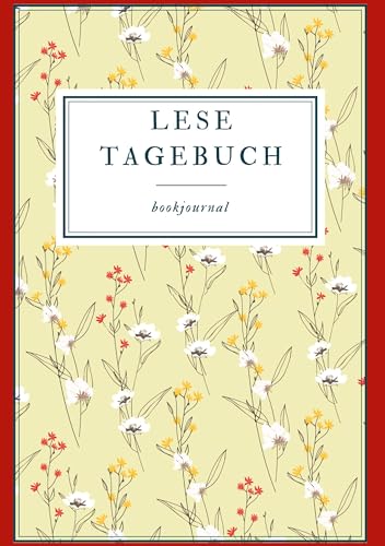 Lesetagebuch- Meine Bibliothek: Lesen, Bewerten & Rezensieren. Für Vielleser und Bücherwürmer- Das Book Journal. Red Edition. Buch Tagebuch. Buch Journal.
