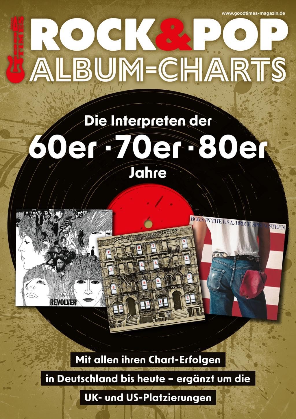 Rock & Pop Album-Charts: Die Interpreten der 60 - 70er - 80er Jahre mit allen ihren Album-Chart-Erfolgen in Deutschland bis heute - ergänzt um die UK- und US-Platzierungen