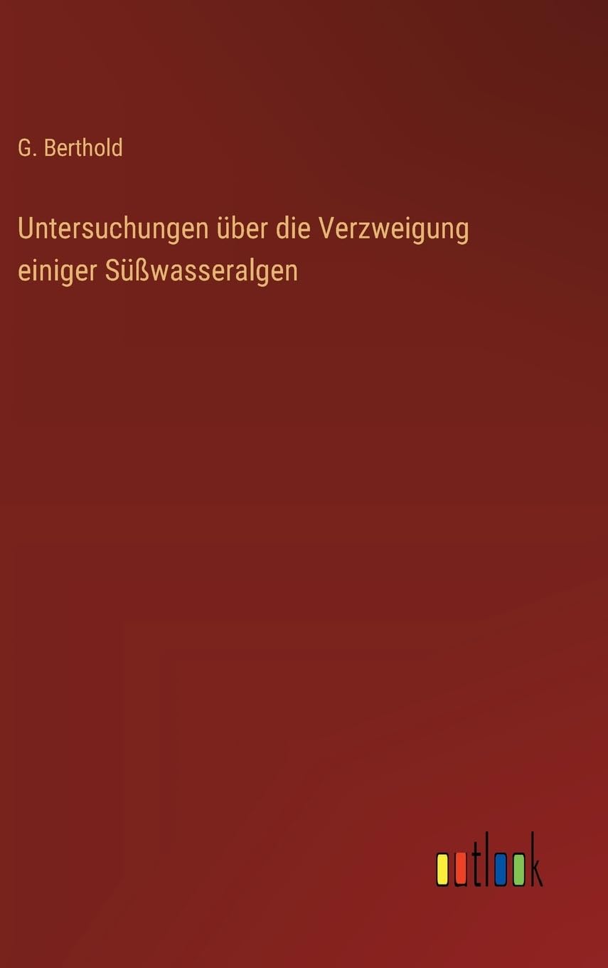 Untersuchungen über die Verzweigung einiger Süßwasseralgen